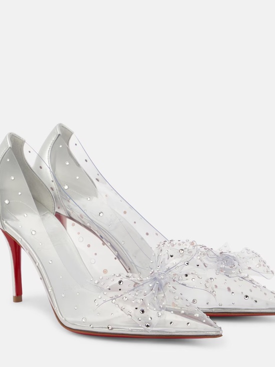 Christian Louboutin Shoes - Cristian Louboutin PVC bow heels